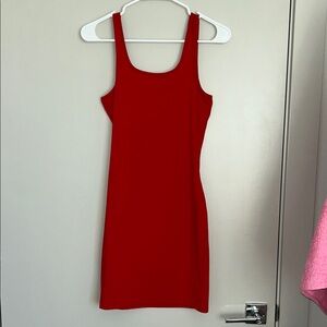 SHEIN Bold Red Mini Dress